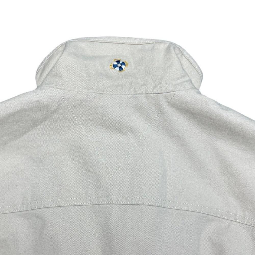 Castaway Nantucket Men's Mariner Jacket Tan Khaki Full Zip Preppy Small - Picture 10 of 10
